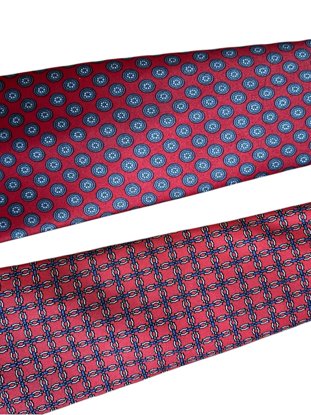 VINTAGE SILK TIES LOT OF 2 - Picture 8 of 8